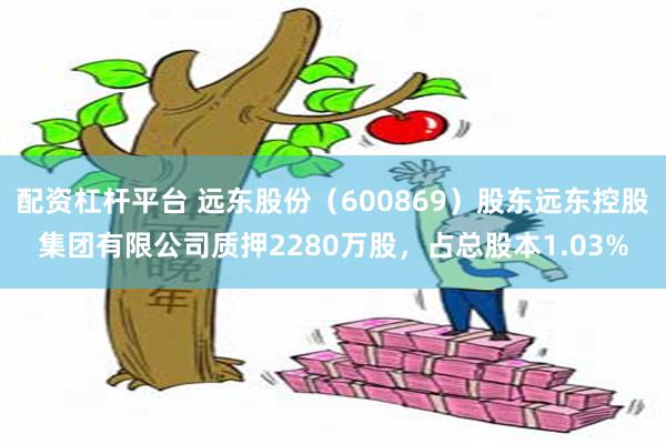 配资杠杆平台 远东股份（600869）股东远东控股集团有限公司质押2280万股，占总股本1.03%