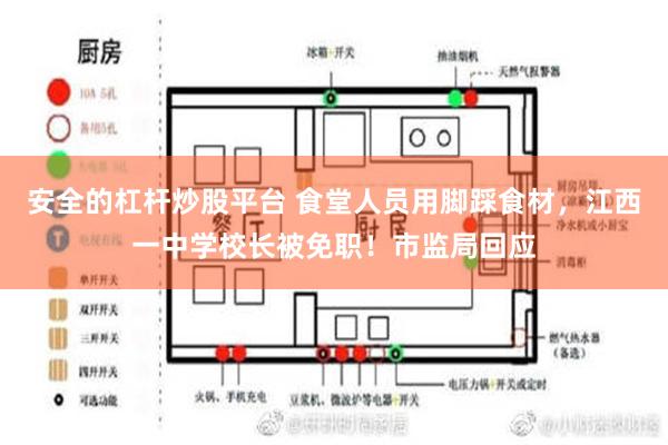 安全的杠杆炒股平台 食堂人员用脚踩食材，江西一中学校长被免职！市监局回应