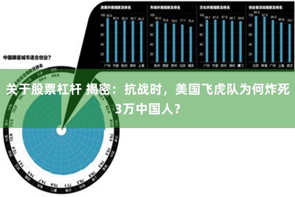 关于股票杠杆 揭密：抗战时，美国飞虎队为何炸死3万中国人？